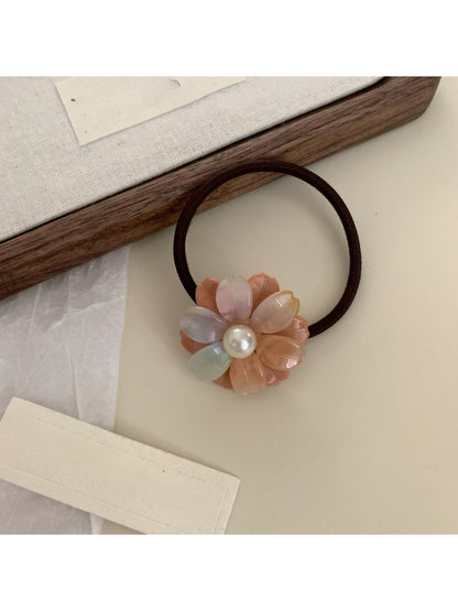 Gifty - Floral Acetate Elastic Hair Tie
