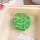 Beau - Round Fruit Slice PVC Claw Hair Clip
