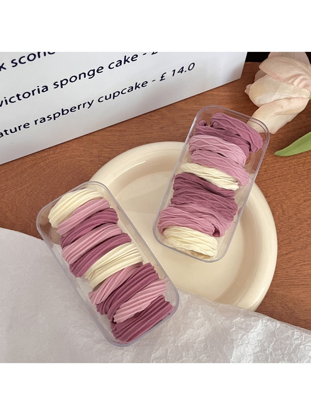 Gifty - Elastic Hair Ties Thick Ponytail Holde