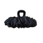 Beau - Ruched Mesh Rectangular Hair Claw Clip