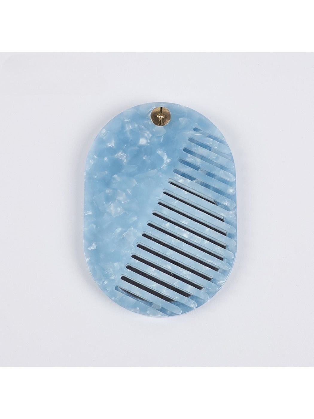 Camerow - Mirror Comb with Stylish Leopard Print