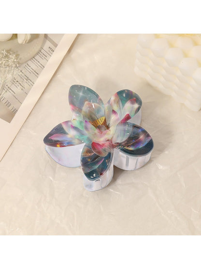 Beau - Vintage Vibrant Flower Shaped Claw Clip