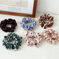 Gifty - Floral Print Fabric Hair Ties