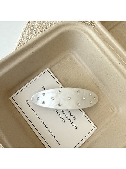 Beau - Chic Polka Dot Oval Hair Clip