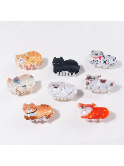 Beau - Cat and Dog Shaped Hair Claw Clips