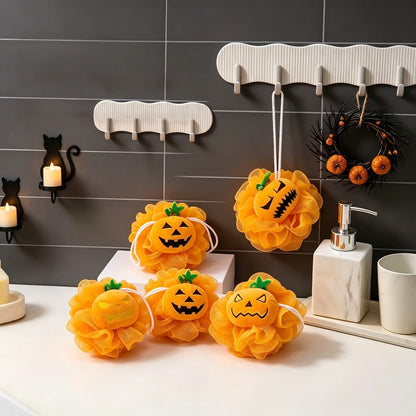 Papo - Halloween Pumpkin Mesh Bath Pouf