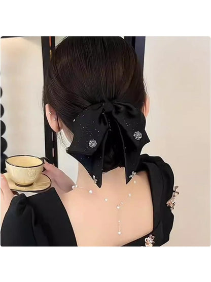 Beau - Satin Finish Butterfly Bow Claw Clip