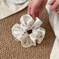 Gifty - Floral Print Satin Scrunchie