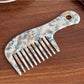 Camerow - Elegant Acetate Hair Comb with Wide Teeth