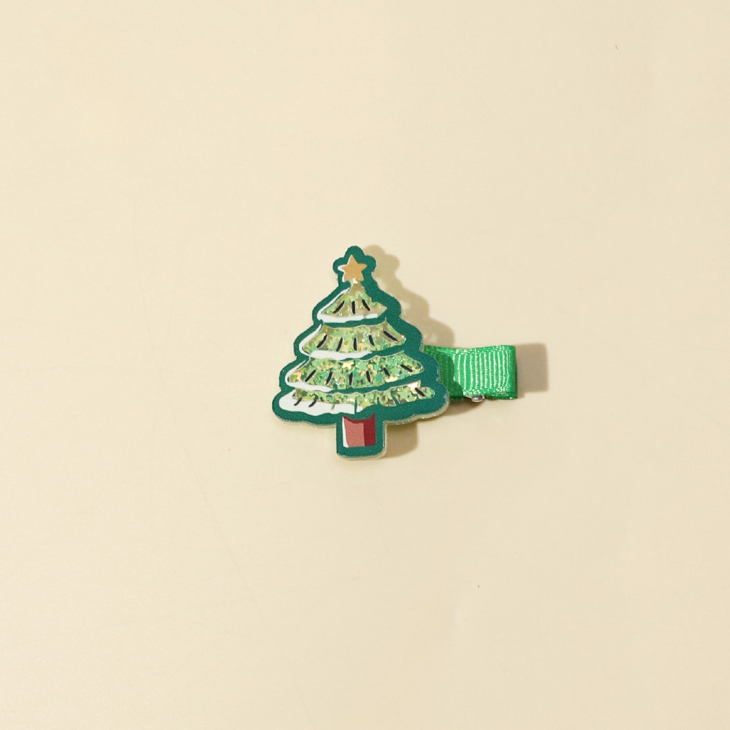 Beau - Glitter Christmas Details Side Barrette