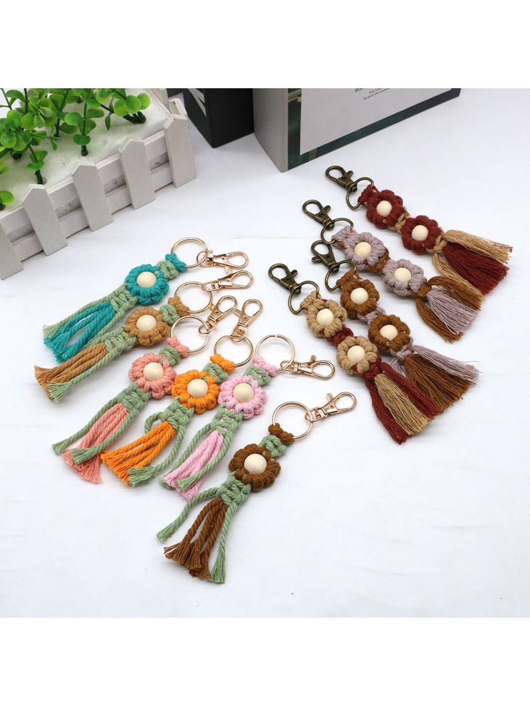 Keypus - Flower Keychain Keyring Bag Charm