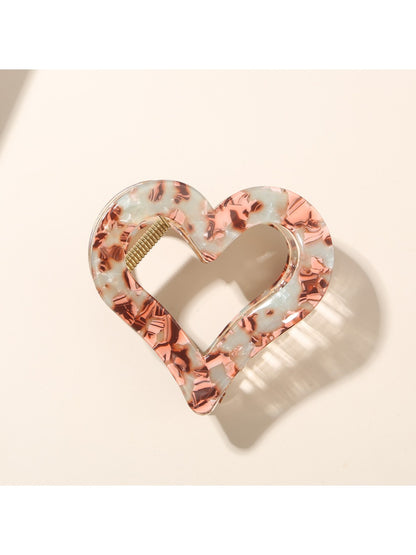 Beau - Vintage Heart Shaped Claw Clip