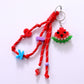 Keypus - 3D Watermelon Slice-Shaped Keychain