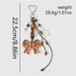 Keypus - Y2K Acrylic Bow Heart Star Dangle Keychain
