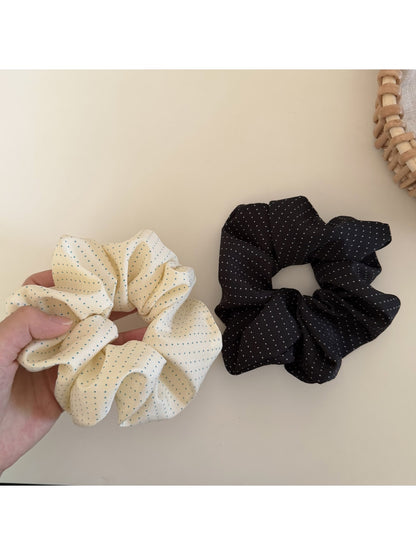 Gifty - Retro Polka Dot Polyester Fabric Scrunchie