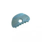 Beau - Floral Cutout Half-Round Acetate Fiber Claw Clip