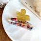 Beau - Floral Acetate Fiber Straight Claw Clip