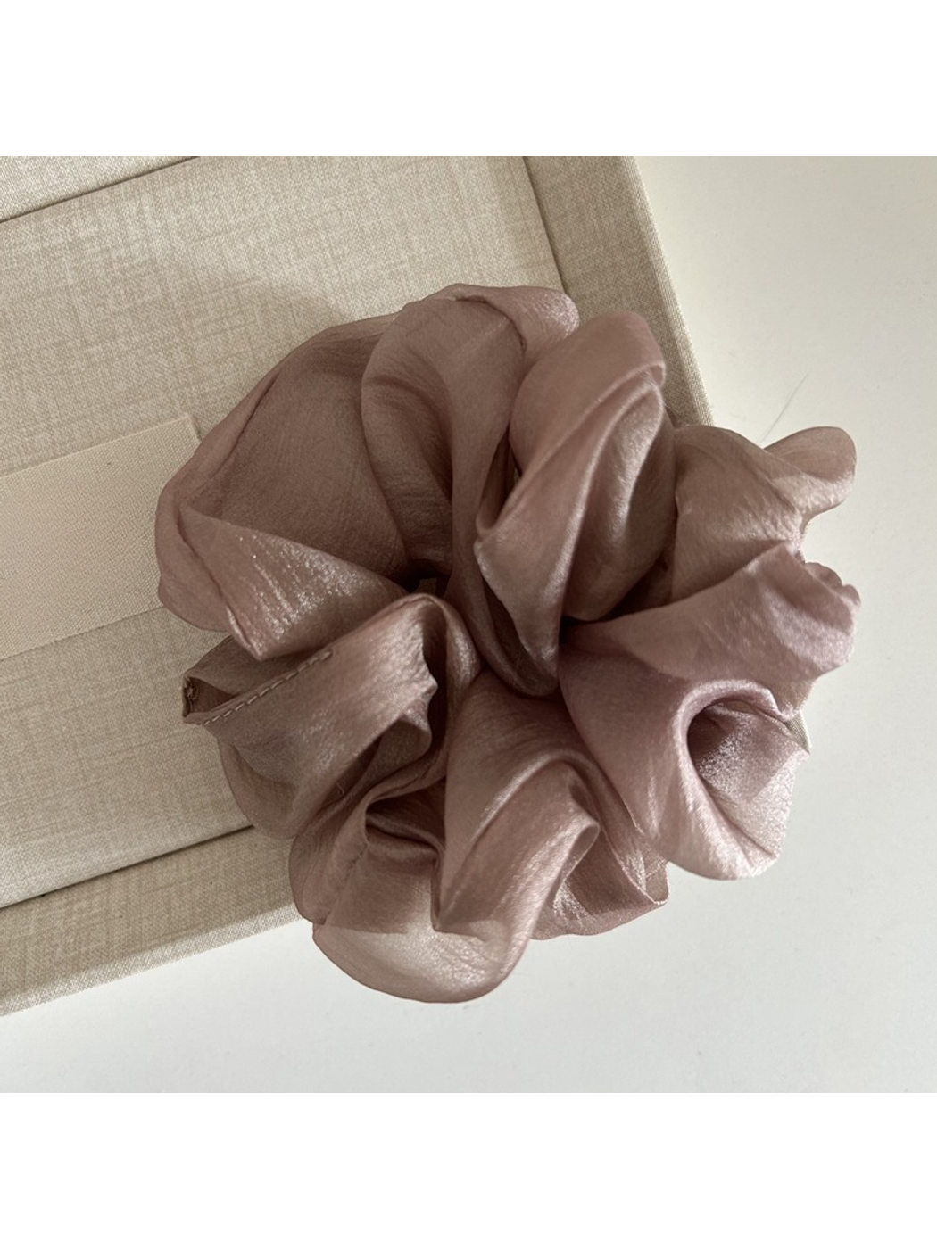 Gifty - Polyester Ruched Oversized Hair Scrunchie
