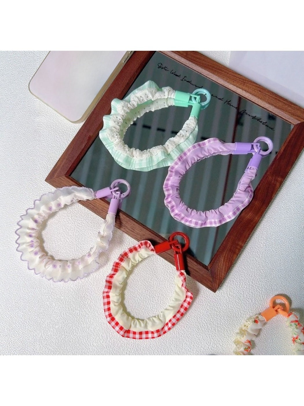 Keypus - Ruched Strap Fashion Keychain
