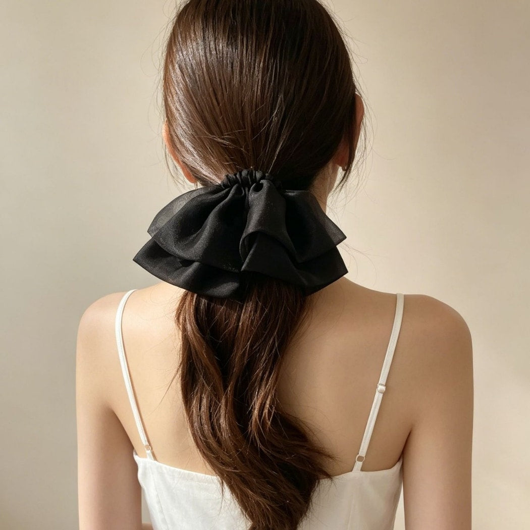 Gifty - Classic Double Layer Mesh Scrunchie