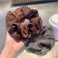 Gifty - Chunky Fall Plaid Scrunchie