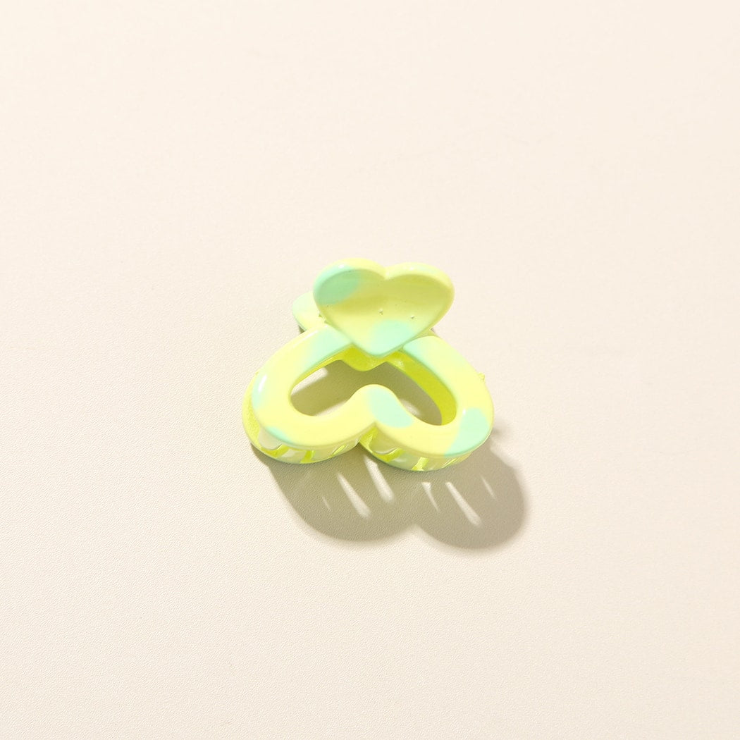 Beau - PS Alloy Glossy Heart Shape Hair Claw Clip