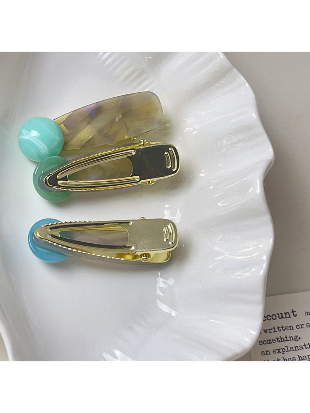 Beau - Vintage Rectangular Hair Clip