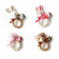 Clean overview of four bunny and bear hair tie variants