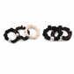 Clean overview of two pearl bead hair tie variants