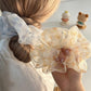 Gifty - Pastel Toned Sheer Polka Dot Scrunchie