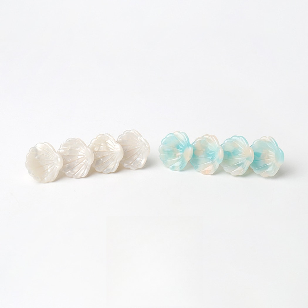 Beau - Sweet Acetate Scallop Motif Hair Clip