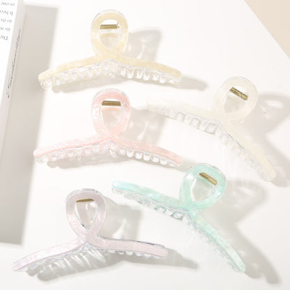 Beau - Cloud Shape Acetate Alloy Hair Claw Clip