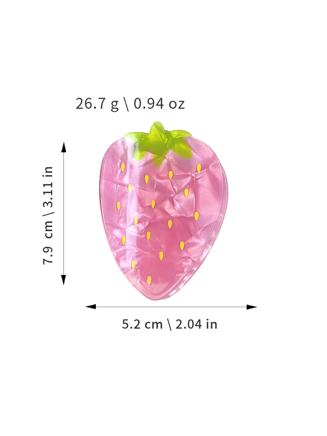 Beau - Strawberry-Shaped Hair Clip
