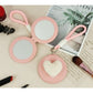 Mirroray - Cute Heart Plush Makeup Mirror