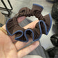 Gifty - Elegant Simple Color Edge Scrunchie