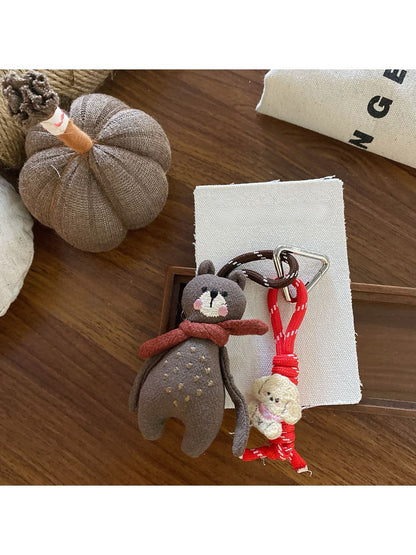 Keypus - Red Lanyard Cartoon Bag Charm
