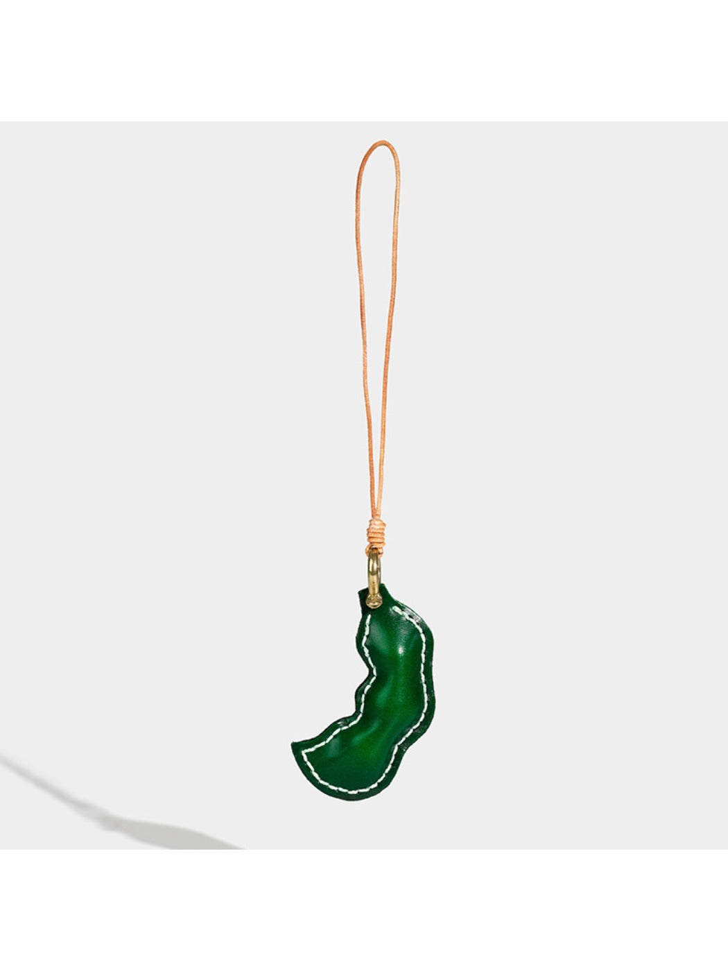 Keypus - Pea Pod-Shaped Charm Keychain