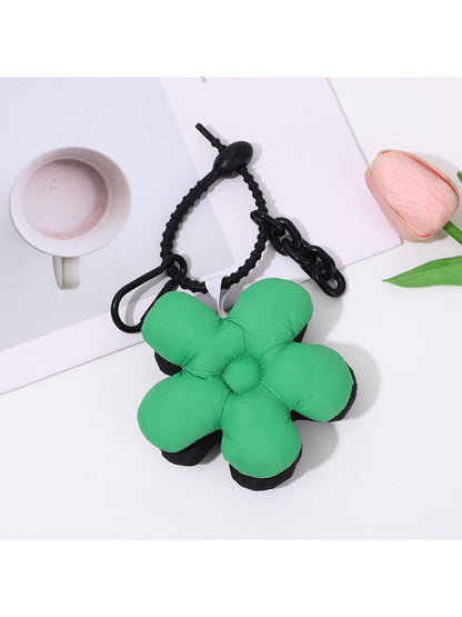 Keypus - Two-Tone Five-Petal Flower Keychain