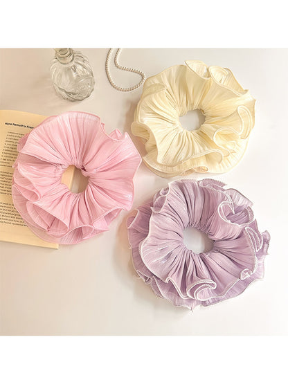 Gifty - Polyester Gathered Edge Scrunchie
