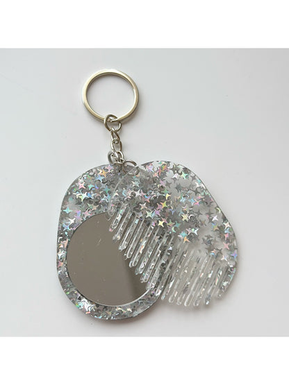 Keypus - Multi Functional Mirror Comb Keychain