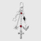 Keypus - Halloween Cross Detail Charm Keychain