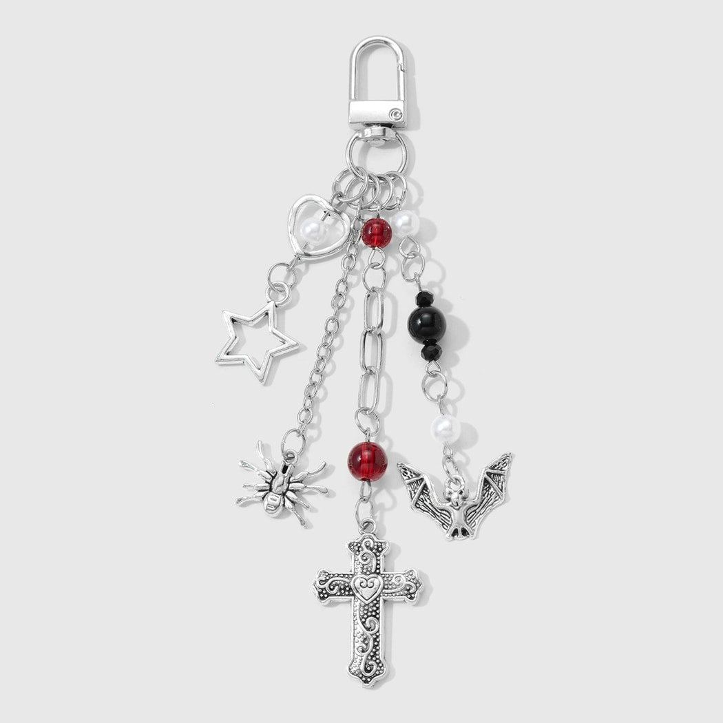 Keypus - Halloween Cross Detail Charm Keychain