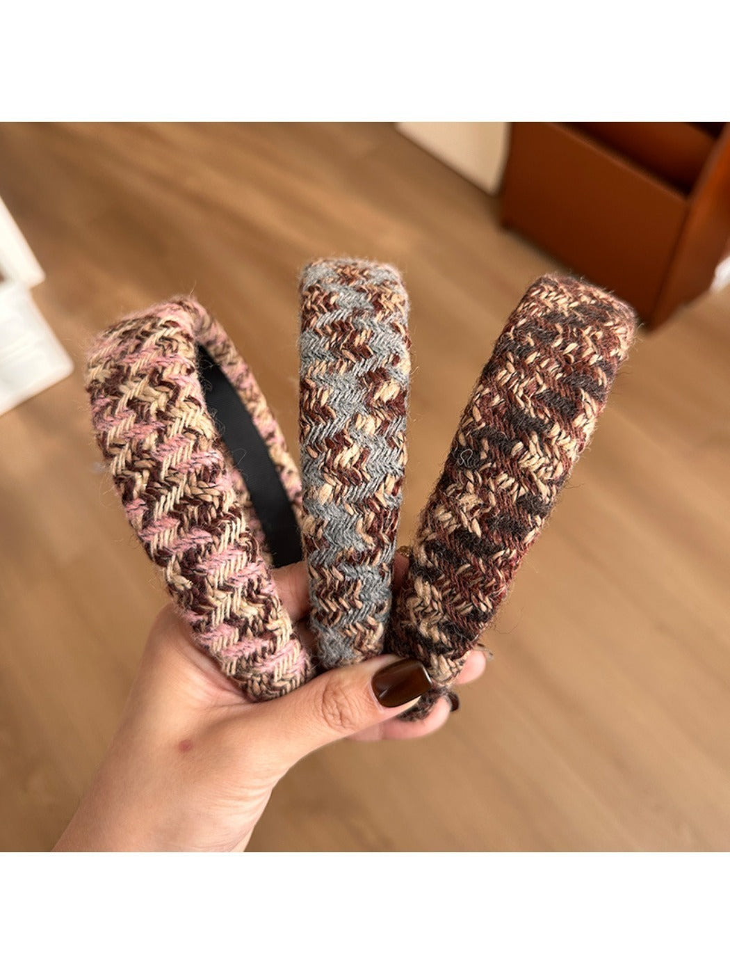 Beau - Winter Knit Headband Textured Color Block