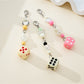 Keypus - Playful Dice Phone and Bag Charm Keychain