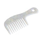 Camerow - Chic Long Handle Comb Wide Tooth Design Acetate