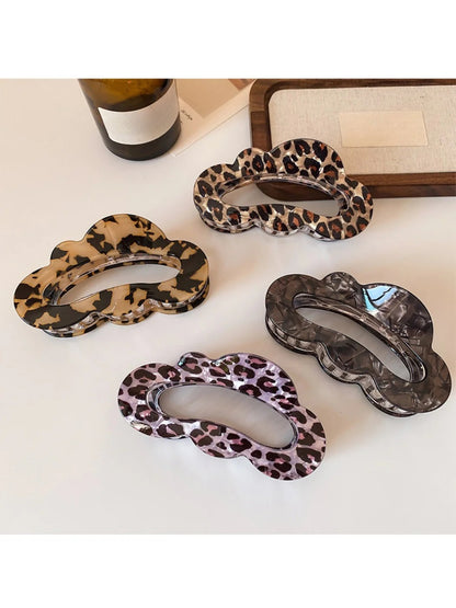 Beau - Leopard Print Cloud Claw Clip