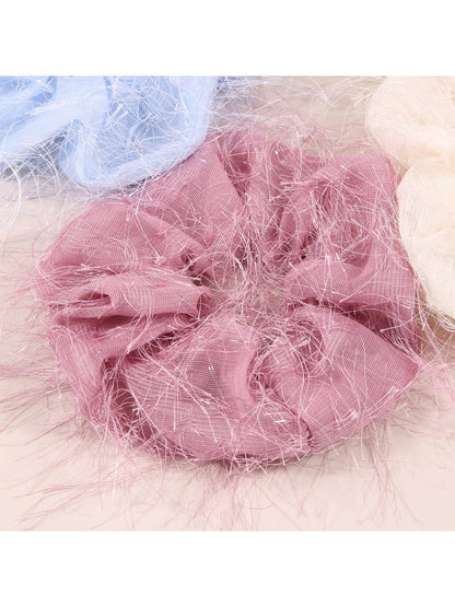 Gifty - Simple Tulle Ruffled Hair Scrunchie
