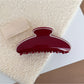 Beau - Red Irregular-Shaped Hair Clip