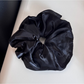 Gifty - Sheer Glossy Ruffle Polyester Scrunchie