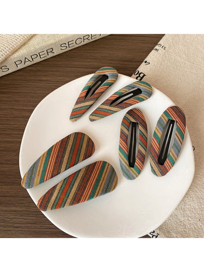 Beau - Vintage Striped Hair Clip